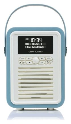 VQ - Retro Mini DAB Radio - Blue